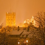 Burg Klopp - Bingen an einem Novemberabend